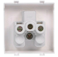 (SR) 6A 3 PIN Socket w/o shutter 2 Module - 10, 6