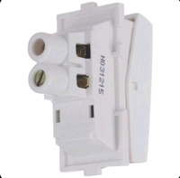 6AX 1 way switch Penta Modular - 1, Bell Switch 1 Module