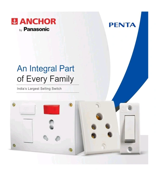 6A 2 way Switch Penta PC(14112) - 1