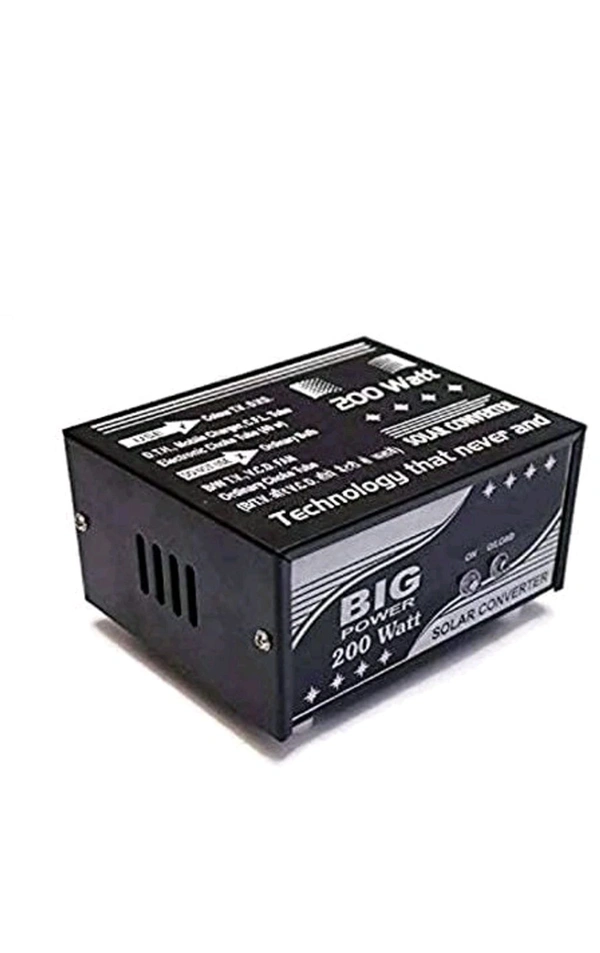 (HAYY) 12v Dc to 220v Ac Converter Mini Inverter 200 Watt Ranaji Converter Worldwide Adaptor (Black)