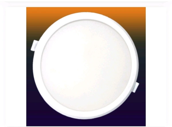 (CRWY) Panel Light :- PC Downlight Panel Light 15w - 15, Round, White