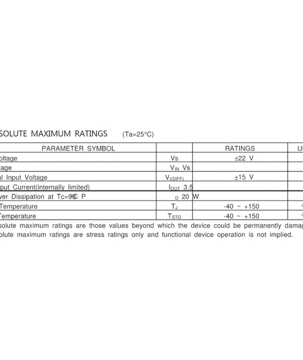 (HU.F) 2030A IC TDA2030 Hi-Fi Audio Power Amplifier Short Circuit Protection, AB,18W,5-Pin - 10