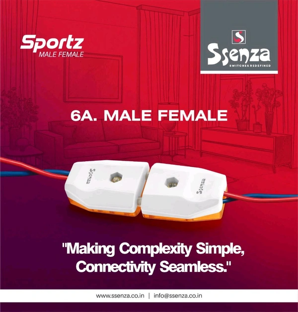 (BRRY) Ssenza 2 PIN Top 6A 240V, |2 Pin Top|Electrical Top - 20, 6