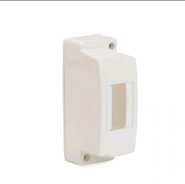2way Mcb Box Best Quality Pvc - White, 1