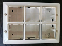 (XRSF) 12 Module Rectangular Modular Gang Box - 1, 12M