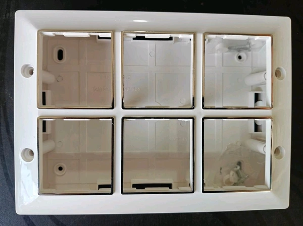 (XRSF) 12 Module Rectangular Modular Gang Box - 1, 12M