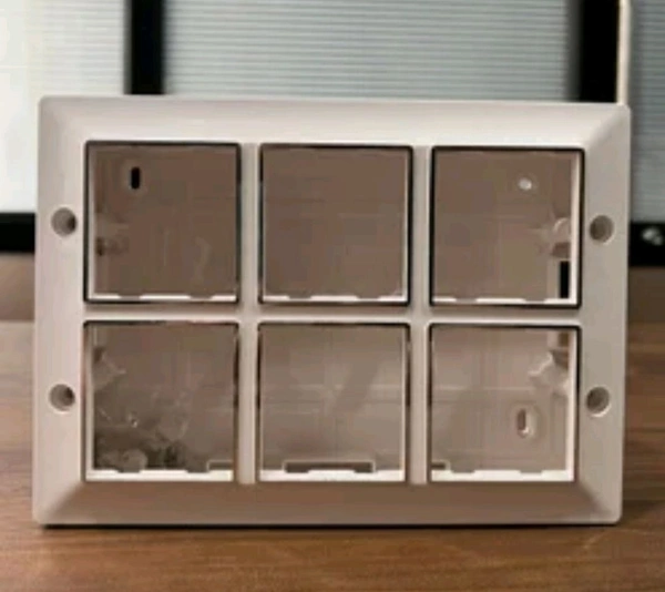 (XRSF) 12 Module Rectangular Modular Gang Box - 1, 12M