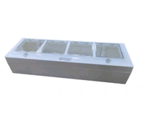 (TFF) 8 Module Rectangular Modular Gang Box - 8M Horizontal, 1