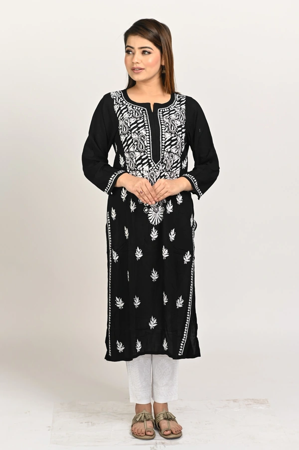 Cotton Chikakari Kurti