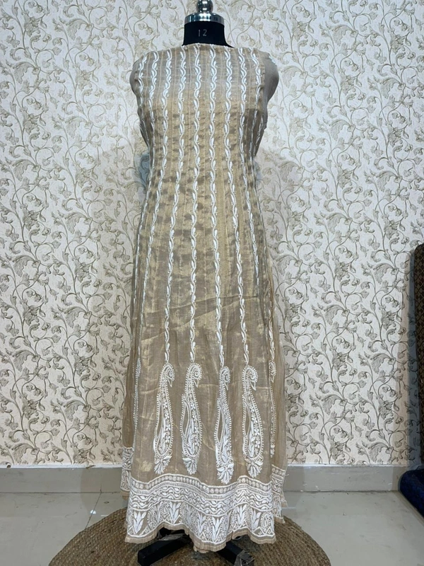 Tissue Anarkali Unstiched