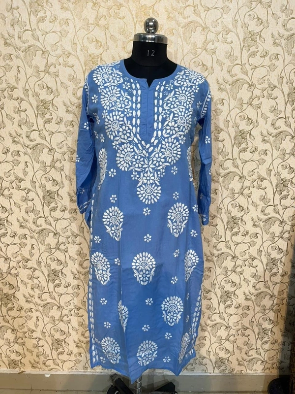 Modal Chikankari Kurti