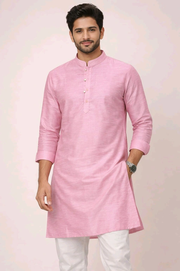 Men’s Silk Cotton Ethnic Kurta