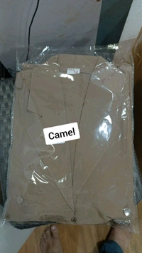 Al Batool Coat Abaya Korean Nida Prada Fabric Abaya (Imported) - Camel, 54