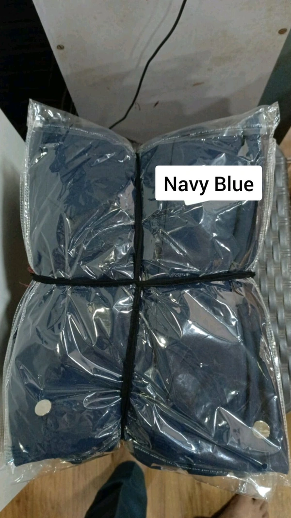 Al Batool Coat Abaya Korean Nida Prada Fabric Abaya (Imported) - Navy Blue, 52