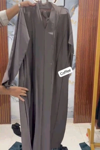 Al Hareem Imported Abaya Kimono Style Abaya (imported) (UAE) - Black, 54