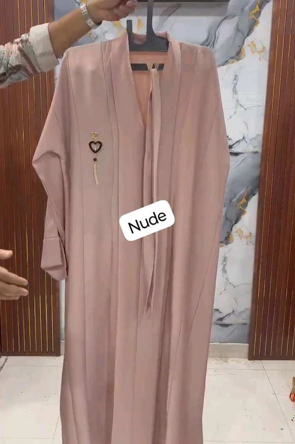 Al Hareem Imported Abaya Kimono Style Abaya (imported) (UAE) - Teal, 56