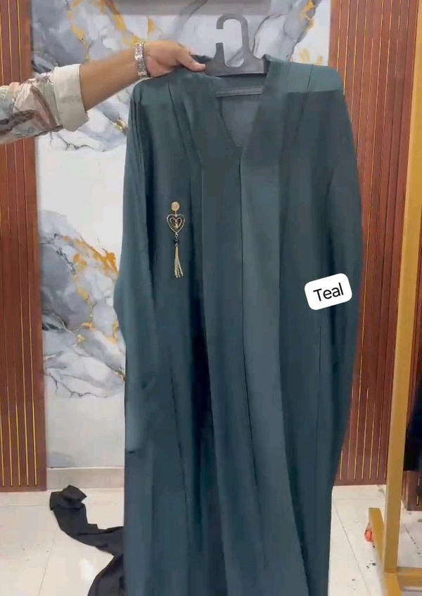 Al Hareem Imported Abaya Kimono Style Abaya (imported) (UAE) - peach, 54