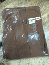 Al Kareem Pleated Abaya Imported Dubai Abaya Korean Prada Fabric (Imported) - Nude, 52