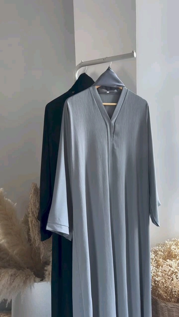 Al Sadia Abaya Plain Abaya Zoom Fabric Abaya (Imported) - Brown, 56