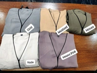 Aaliyah Abaya Plain Pipen Abaya Zoom Fabric Abaya (Imported) - Black, 54