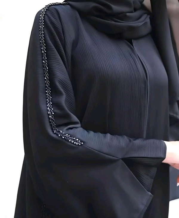 Al Maryam Abaya Handwork Abaya Nida Fabric Abaya (Imported) - 60