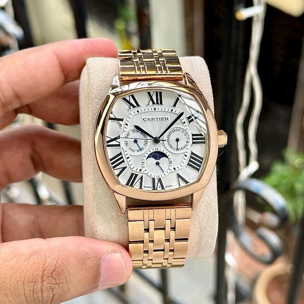 CARTIER WHITE DIAL ROSE GOLD – HERITAGE LUXURY, MODERN MASTERY