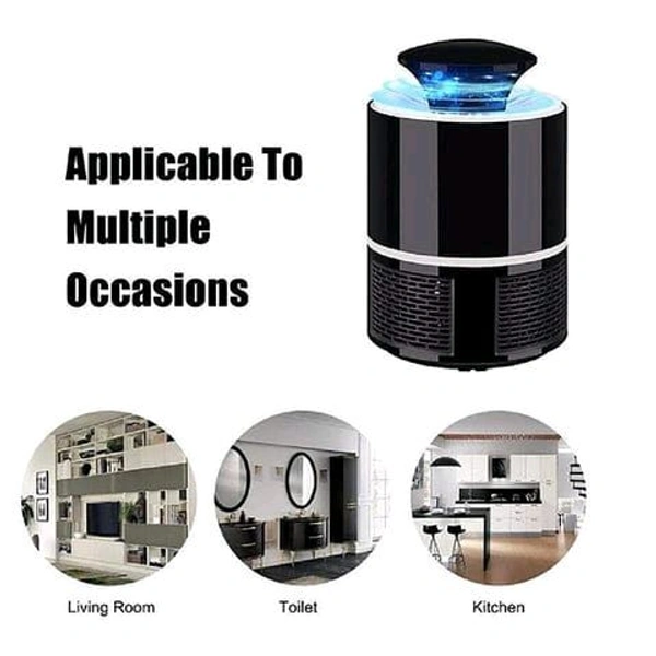 Eco Friendly Electronic Mosquito Killer Lamp - Black, Free Size