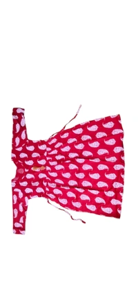 Women’s Heavy Rayon Print Kurti with Latkan – Stylish Daily Wear - Pink Flamingo, XL