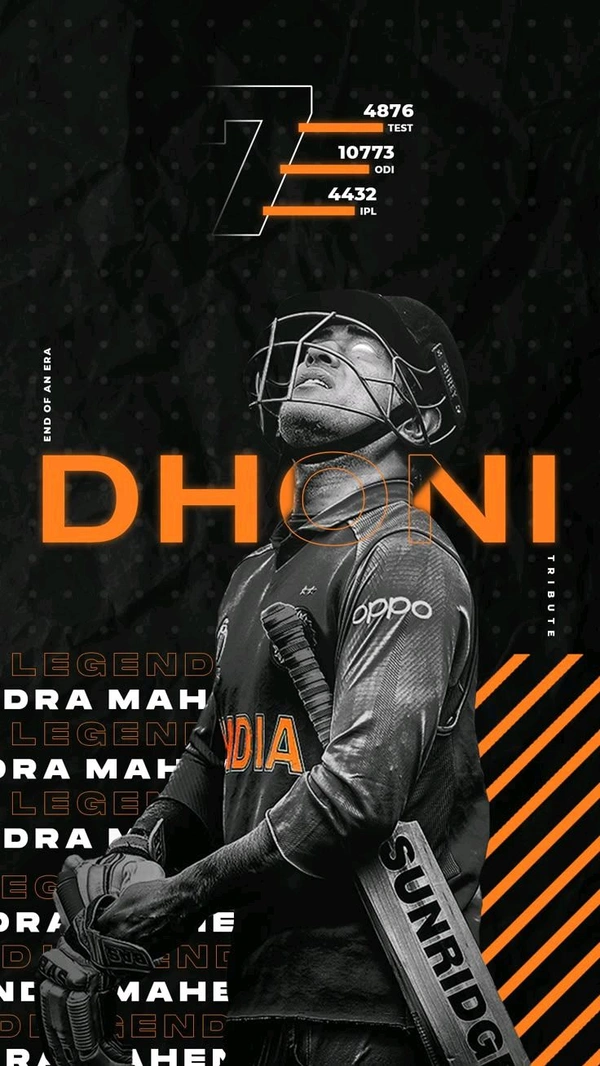 Ms Dhoni||Wall Poster ✨ - A5