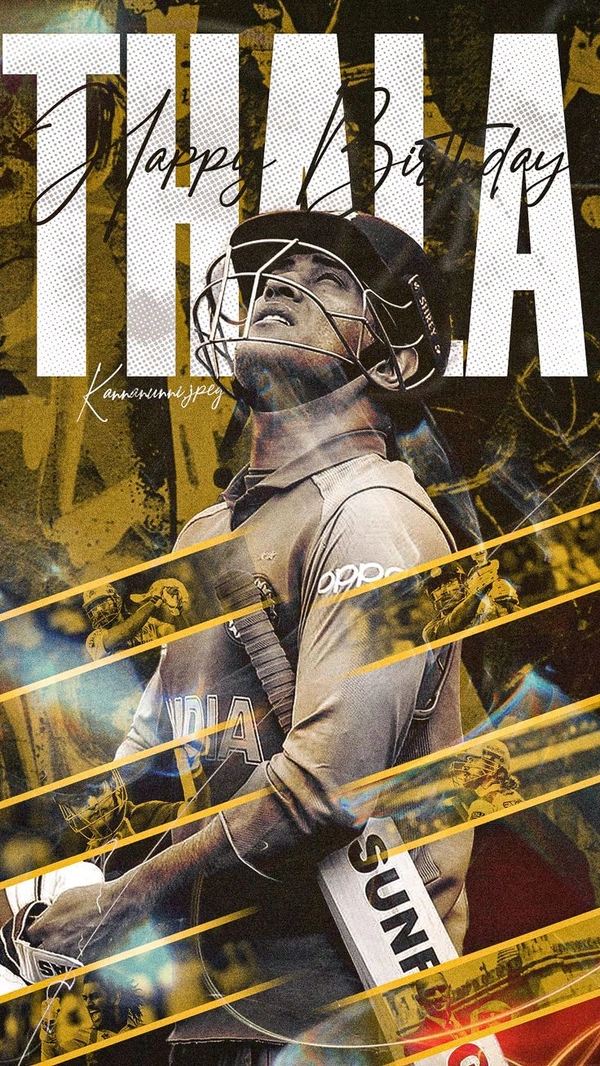 Ms Dhoni||Wall Poster ✨ - A5