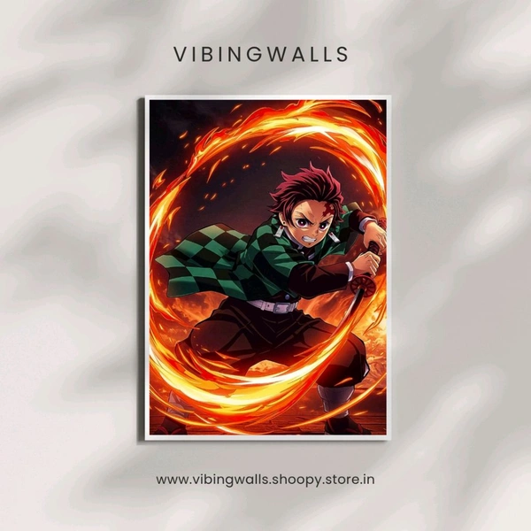 Tanjiro||Anime Wall Poster π« - A4