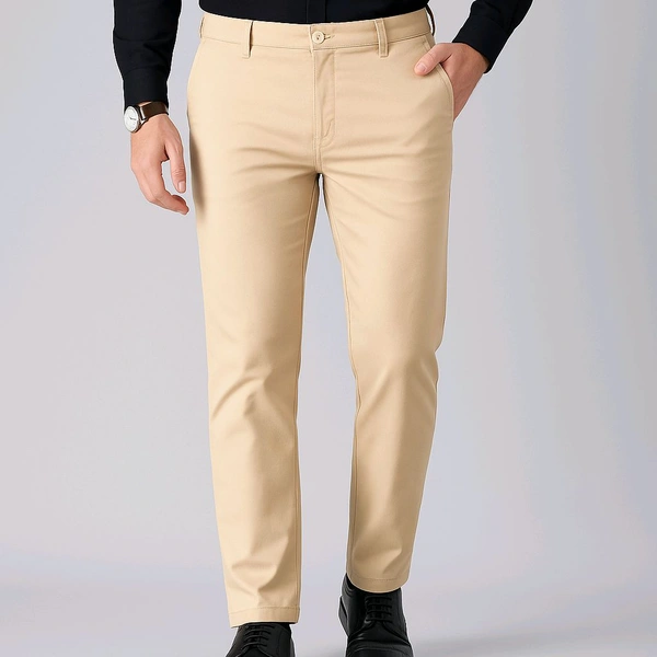 Old Money Style Cream Trouser - Bone, 28