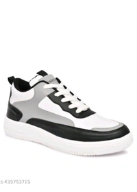 BACAN Sneakers Trendy Sports Shoes Classy Casual Shoes For Men - White, IND-10