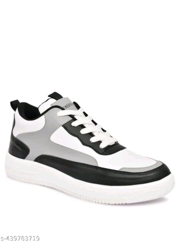 BACAN Sneakers Trendy Sports Shoes Classy Casual Shoes For Men - White, IND-10