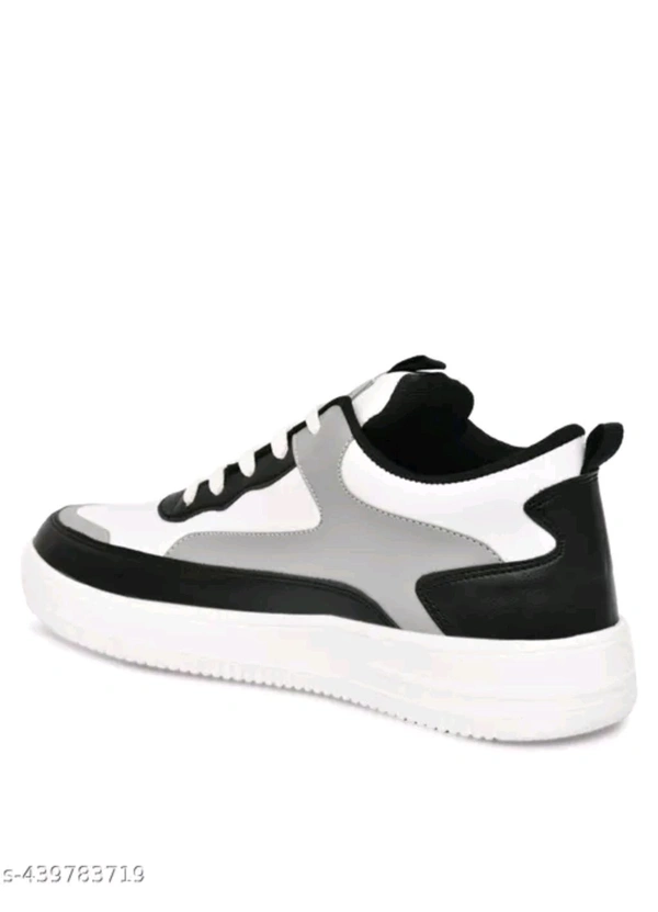 BACAN Sneakers Trendy Sports Shoes Classy Casual Shoes For Men - White, IND-10