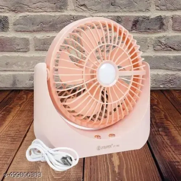able fan Powerful Rechargeable Table Fan with LED Light, Table Fan for Home, Table Fans, Table Fan for Office Desk, Table Fan High Speed, Table Fan For Kitchen (1880)