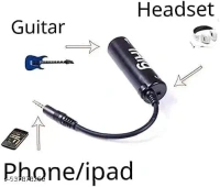 1 pcs Audio Interface Guitar Effects Interface Adapter Converter Link for SmartPhone, iPad, iOS Devices, iPod Touch Fashion Processed..