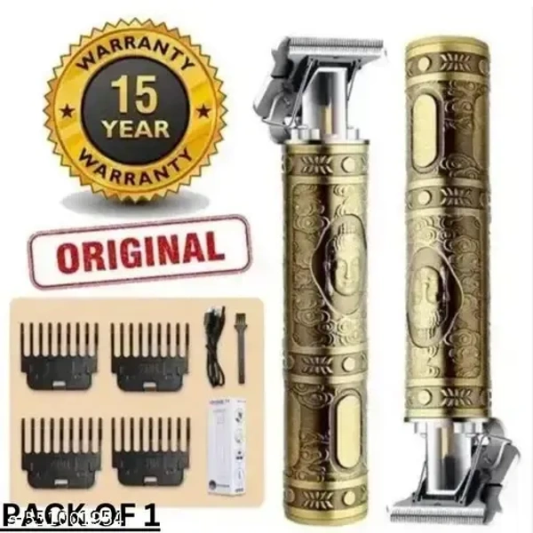 Weight Trimmer 120 Min. Professional Hair Clipper Fully Waterproof Trimmer 90 min Runtime 3 Length Settings (Gold)