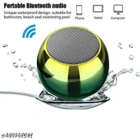 Mini Boost 4 Bluetooth Speaker 4D Mini Electroplating Round Steel Speaker - Multicolor Random Colour