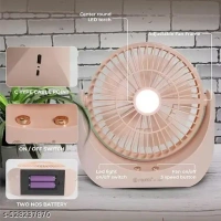 able fan Powerful Rechargeable Table Fan with LED Light, Table Fan for Home, Table Fans, Table Fan for Office Desk, Table Fan High Speed, Table Fan For Kitchen (1880)