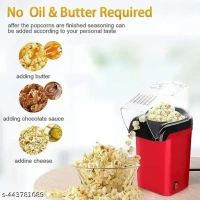 Healthy Hot Air Popcorn Maker: Quick, Easy, and Perfect for Movie Nights portable