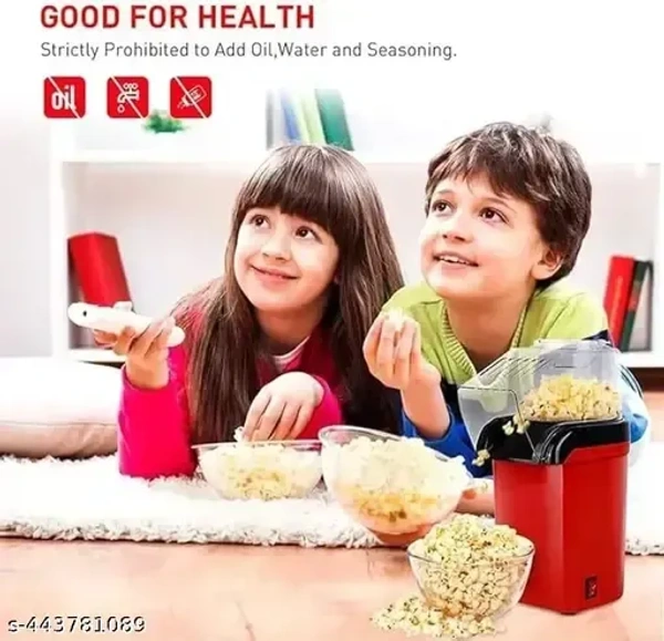 Healthy Hot Air Popcorn Maker: Quick, Easy, and Perfect for Movie Nights portable