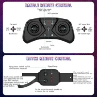 Remote Control Gesture RC Car | 4WD Stunt Car with Double-Sided Driving & 360° Spins | Best Birthday Gift for Boys 6-12