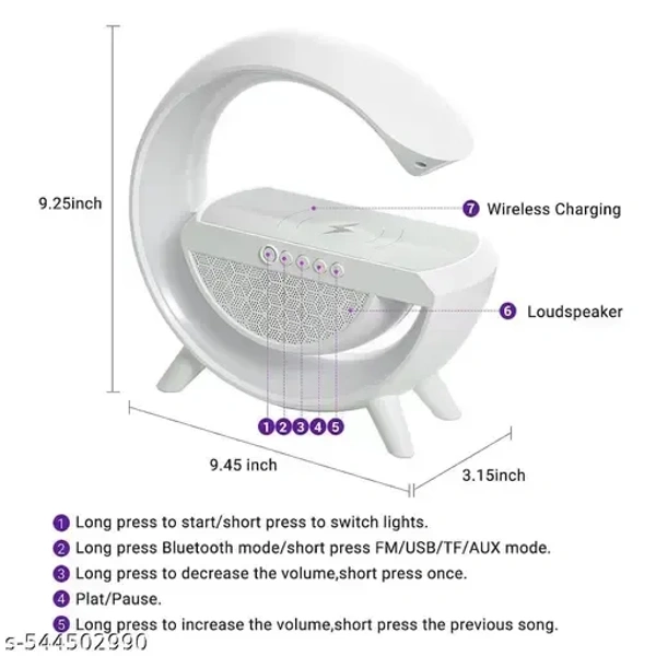 LED WIRELESS CHARGING SPEAKER