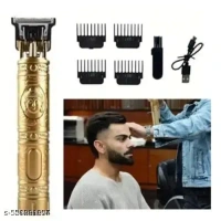 Weight Trimmer 120 Min. Professional Hair Clipper Fully Waterproof Trimmer 90 min Runtime 3 Length Settings (Gold)