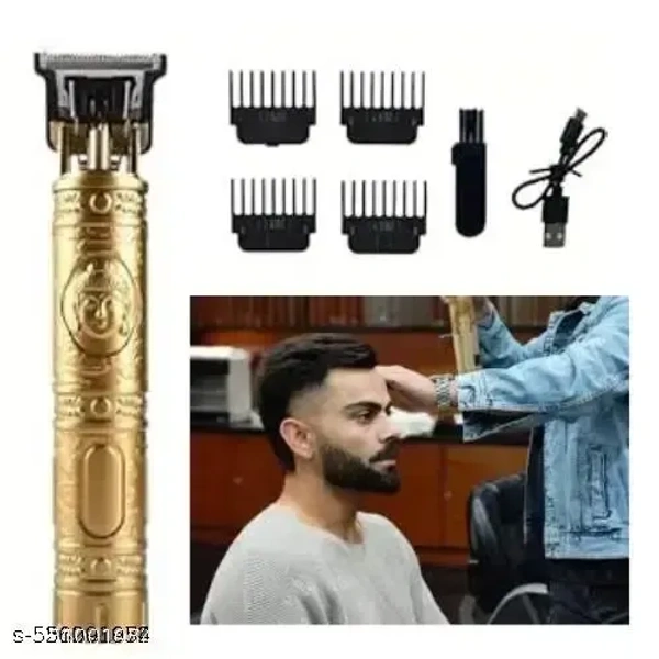 Weight Trimmer 120 Min. Professional Hair Clipper Fully Waterproof Trimmer 90 min Runtime 3 Length Settings (Gold)
