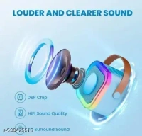 ROCKEY ENTERPRISES K12 Wireless Karaoke mic with Speaker Bluetooth: Bluetooth-Enabled Wireless Karaoke Mic Speaker with Multiple Compatibility Modes, RGB Lighting, and Party Speaker