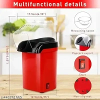 Healthy Hot Air Popcorn Maker: Quick, Easy, and Perfect for Movie Nights portable