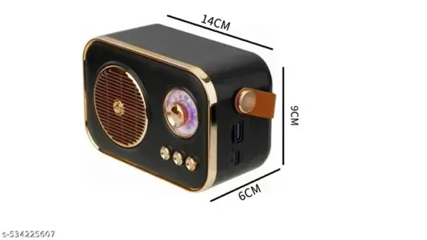 Bluetooth Speaker with Crystal Clear Stereo Sound Rich Bass