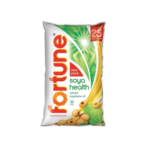 Fortune Soya Health Refined Soyabean Oil - 1Liter